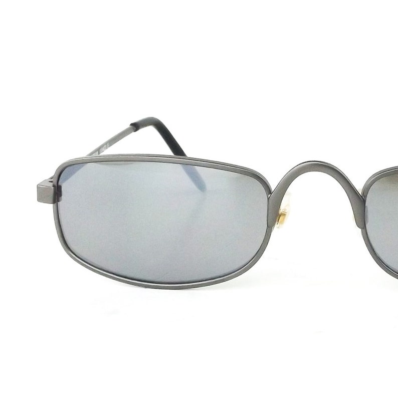 Retro Sunglasses For Men & Women - Vintage Double Bridge Rectangular Metal Frame UV400 Sun Glasses