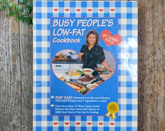 Busy People's Low-Fat Cookbook by Dawn Hall - 1990s Diet Recipes