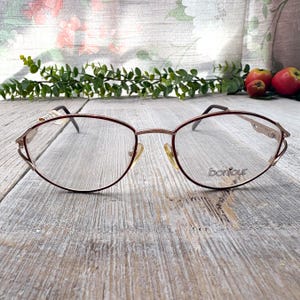 eyeglass frames only 54[]17/135 gold brown