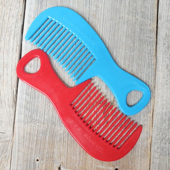 Vintage Whale Comb: Deadstock Nylon Hair Comb, Assorted 