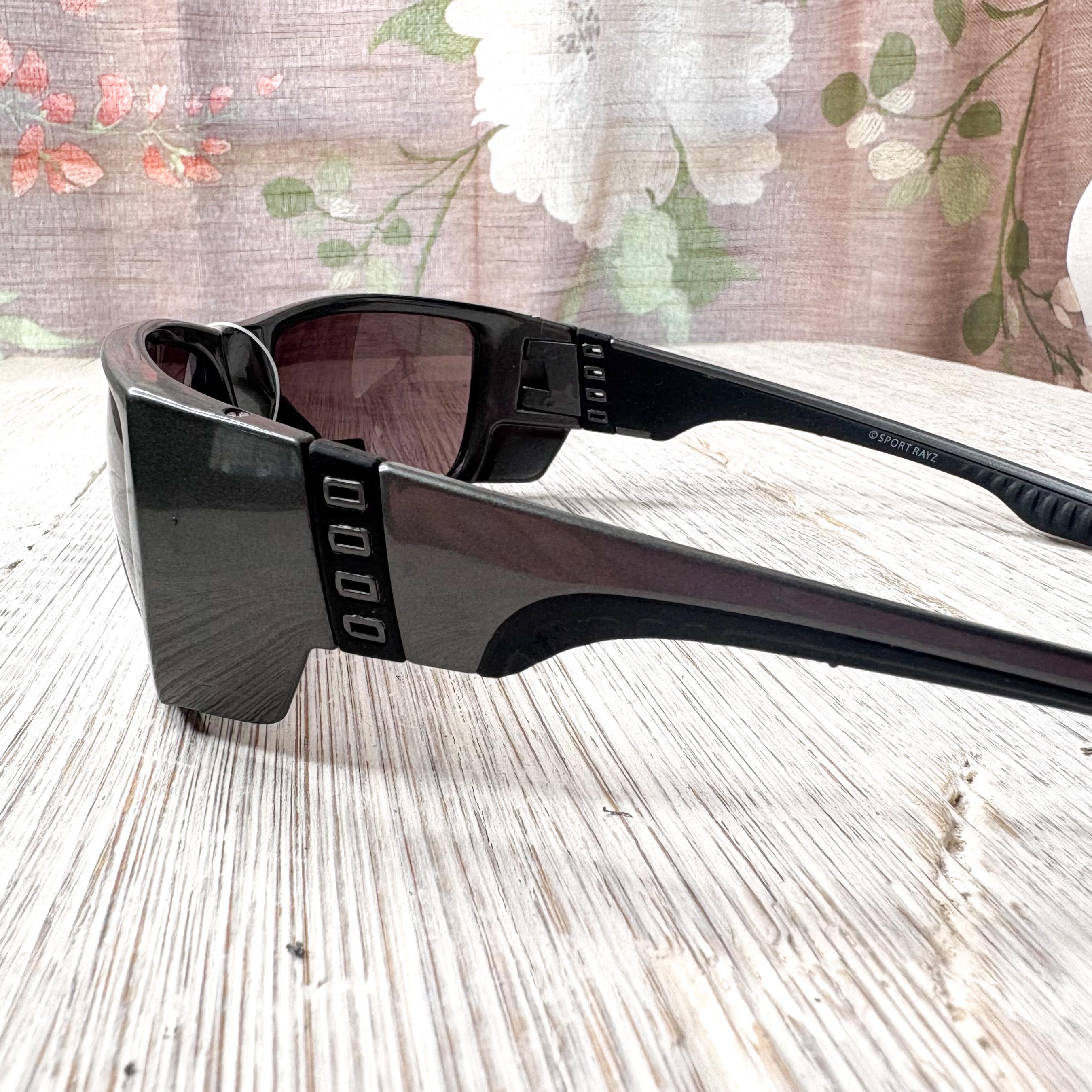 Oversized Wrap Around Sunglasses with UV Protection and Stainless Steel Frame Wrap XL Prescription Polycarbonate Sunglasses – REKS® main image 4