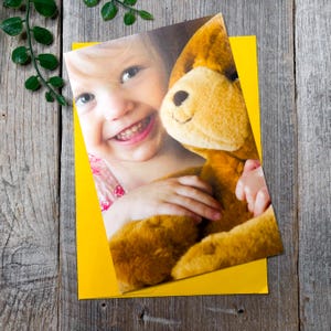 Alles Gute zum Geburtstag buddy Karte kleines Kind/Kind/Kinder/Junge/Mädchen Grußkarte nos Vintage Deadstock Teddybär