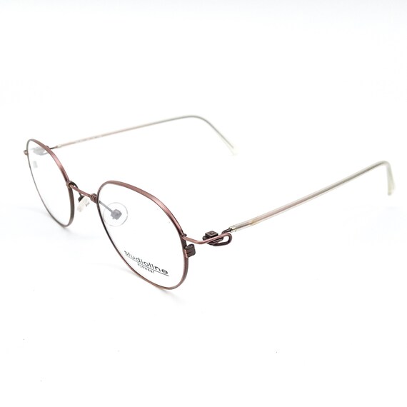 90s large round/octagon eyeglasses vintage eye gl… - image 2