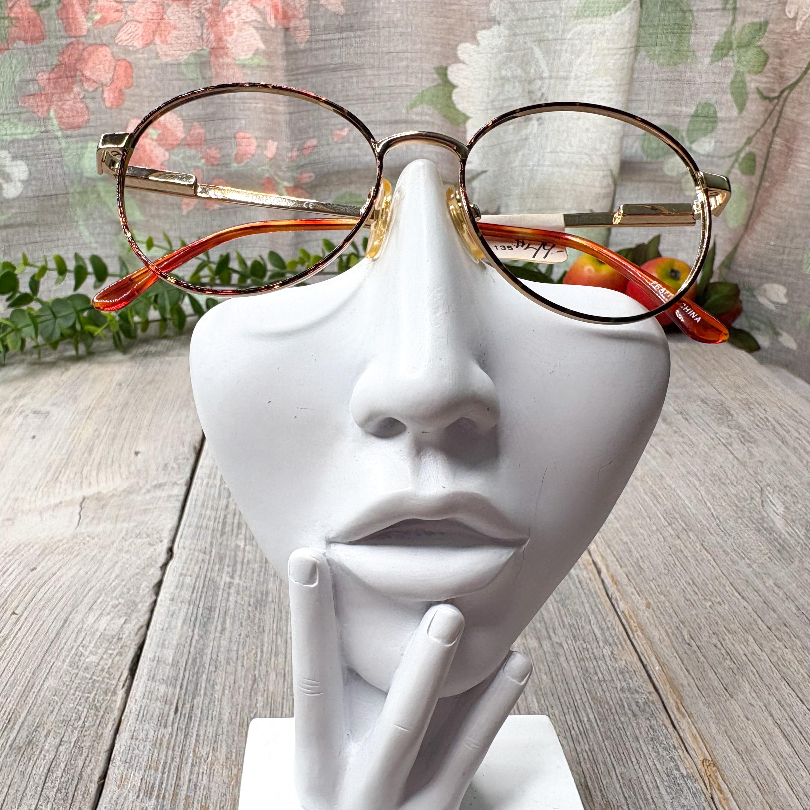 Vintage Tortoiseshell Gold Round Eyeglass Frames - 90s  display picture 2