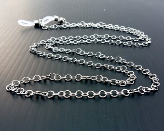 stainless steel belcher chain glasses chain | eyeglass chain | sunglasses chain | glasses necklace dainty chain round rolo chain