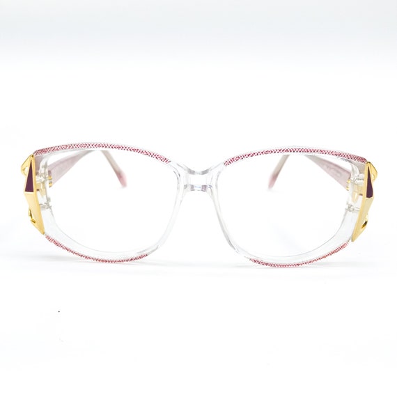 80s glasses vintage eyeglasses | large round /squ… - image 3