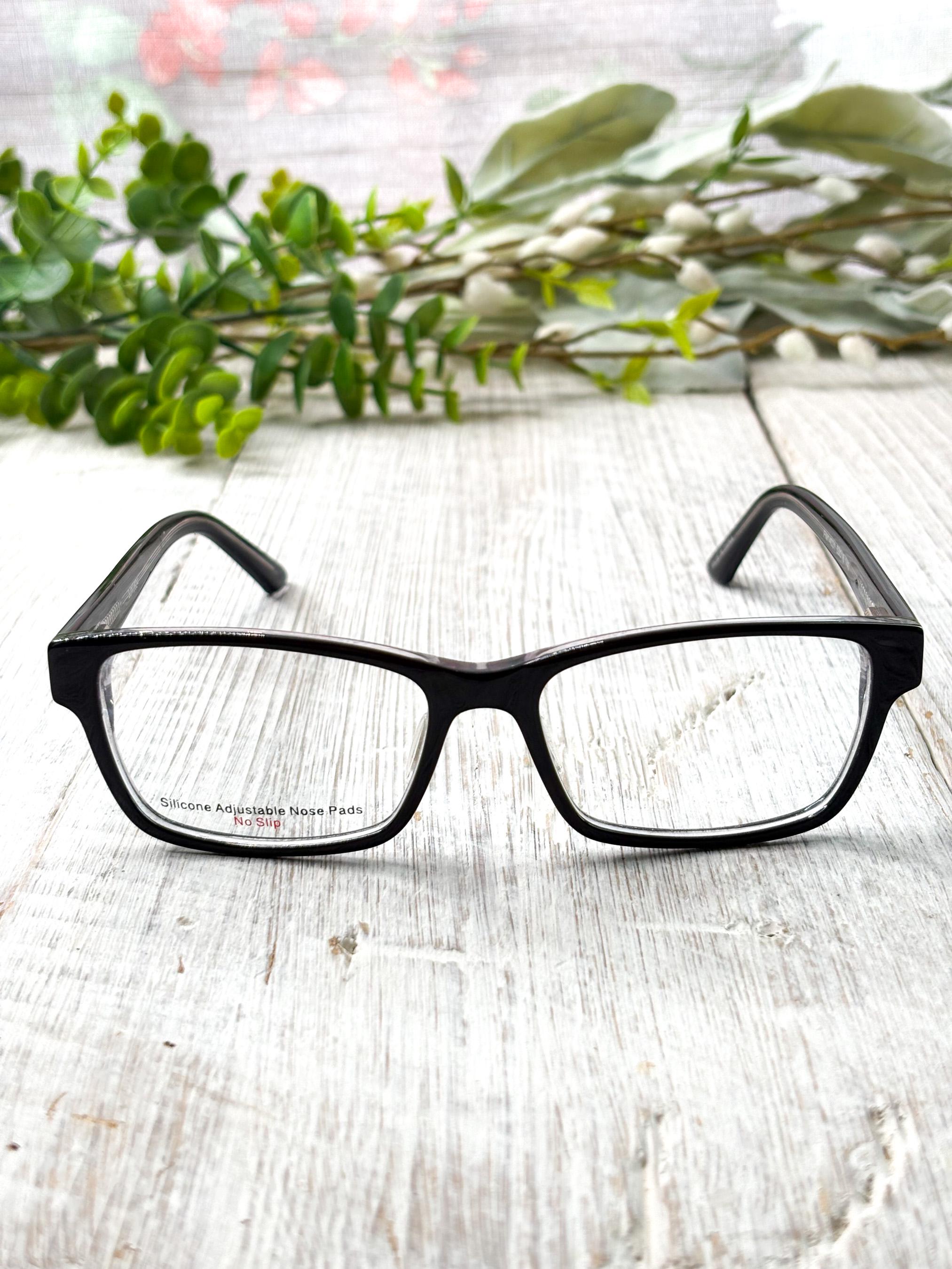 Black Rectangle Eyeglass Frames: Prescription Glasses 53[]16-140 - Etsy