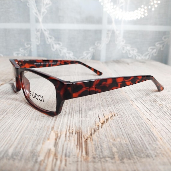 Vintage Fucci Eyeglasses Frames, 90s Tortoise She… - image 6