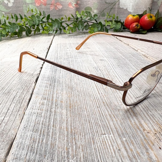 Silver Tortoiseshell Aviator Eyeglass Frames: Vin… - image 2