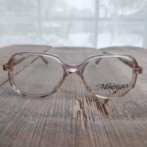 80s deadstock vintage eyeglass frames candy pink w/gold petite face eyeglasses youth/girl/kid/child/children glasses accessories eyewear new