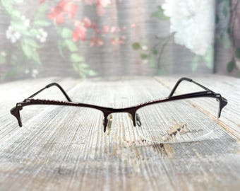 Silhouette M7374 /20 V6054 Brown Gold Rimless Eyeglasses  display picture 1