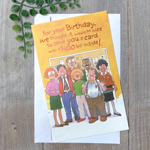 carte de voeux joyeux anniversaire de la part de nous collègues/ami/lui/elle/hommes/femmes/parent/maman/papa drôle/mignon/humour/blague