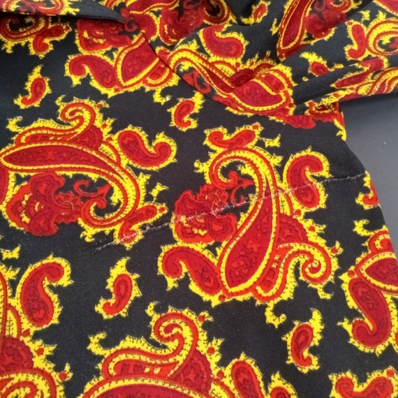 vintage ACT III polyester paisley shirt with butt… - image 7