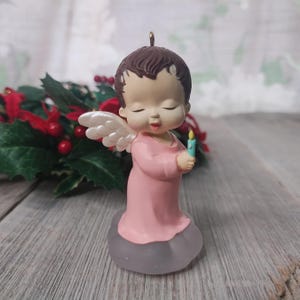 mary&#39;s angels rosebud retired hallmark christmas ornament decoration keepsake original box holiday decor
