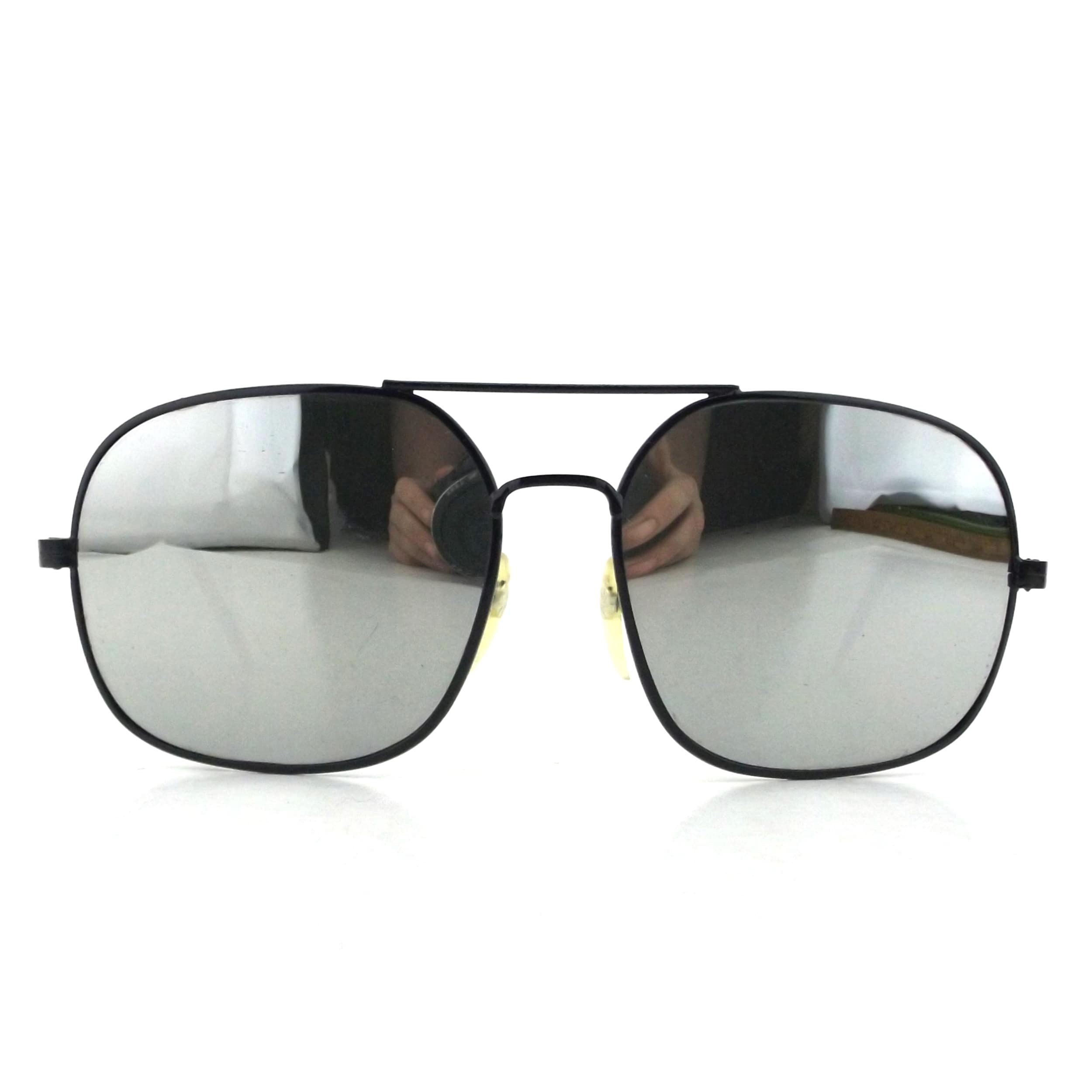 reflective bridge sunglasses