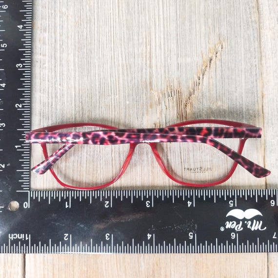 Burgundy Tortoiseshell Cat-Eye Glasses Frames - V… - image 3