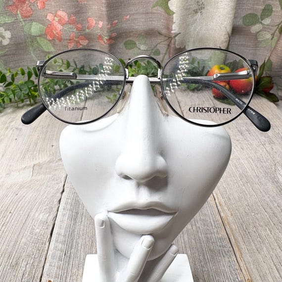 gunmetal black eyeglass frames only - image 4