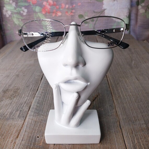 Silver & Purple Square Eyeglass Frames - Vintage … - image 2