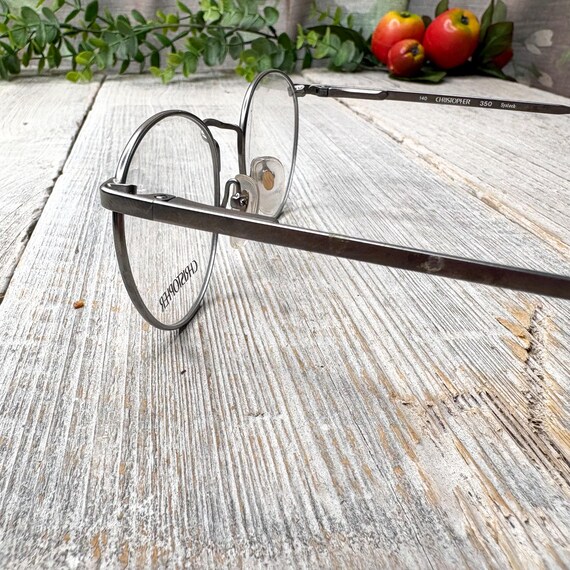 gunmetal black eyeglass frames only - image 3