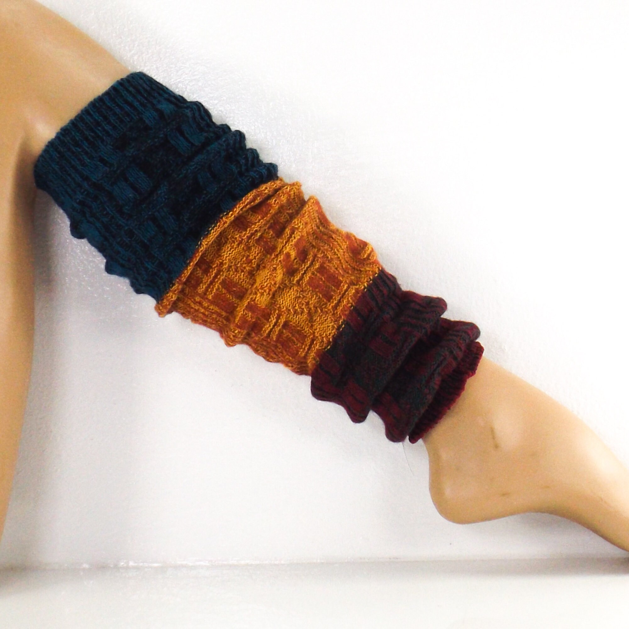 Vintage 90s 2000s leg warmers NOS womens knee high socks Etsy