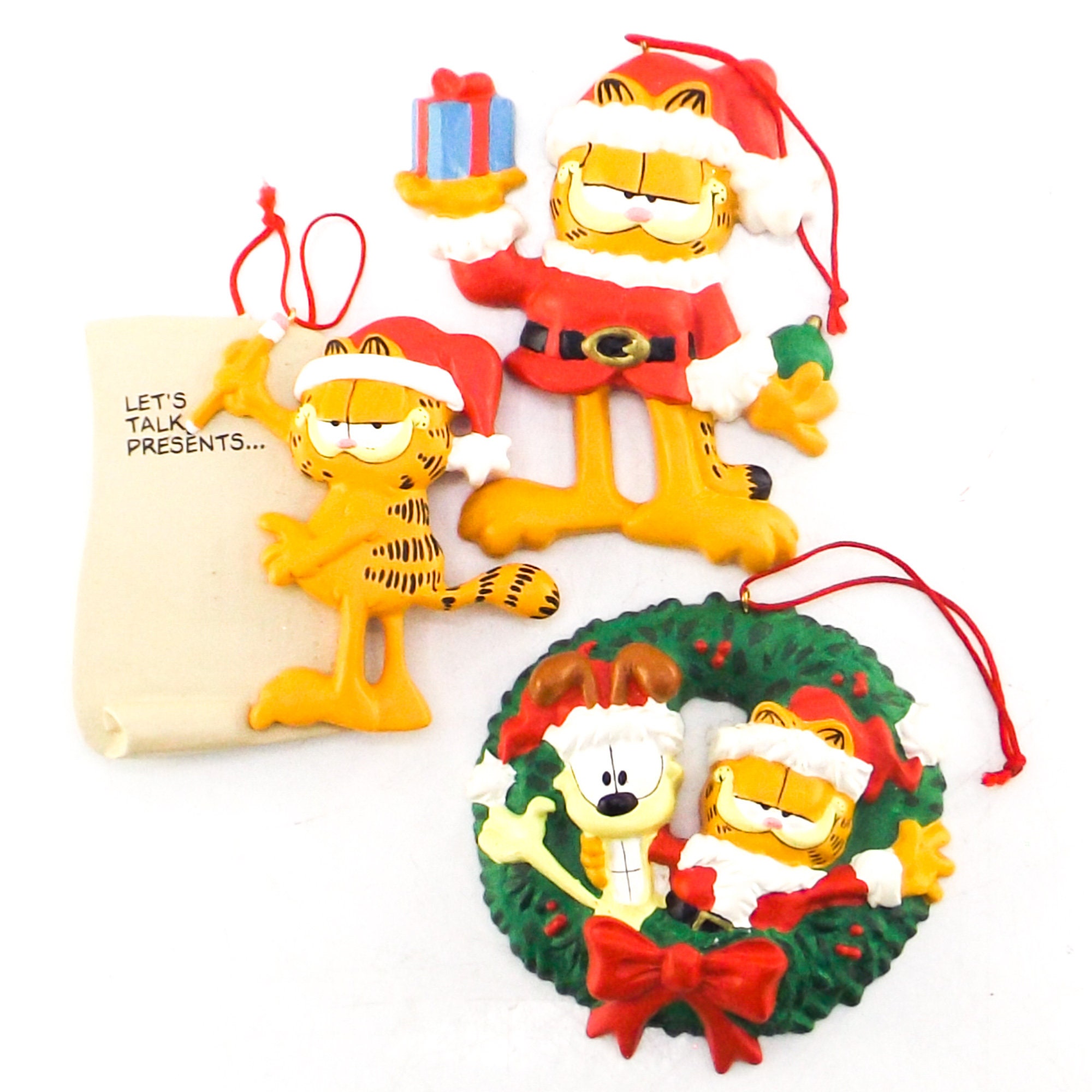 2022 Garfield Christmas Ornament Vintage Garfield Santa And Odie Ornament Vintage Christmas | Etsy Canada
