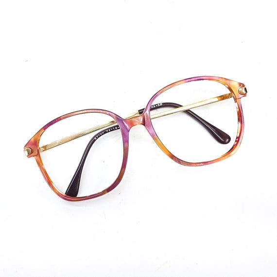 80s glasses vintage eyeglasses | large round eyeg… - image 4