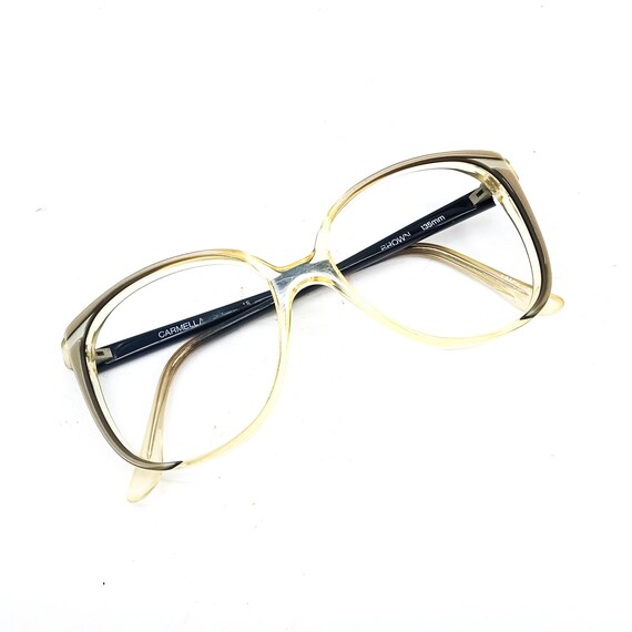 80s glasses vintage eyeglasses | large round eyeg… - image 4