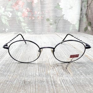 eyeglasses frames only 48[]20/135 dark purple multi eyeglasses unisex/men/women glasses deadstock/vintage/nos prescription eyewear 1990s 90s