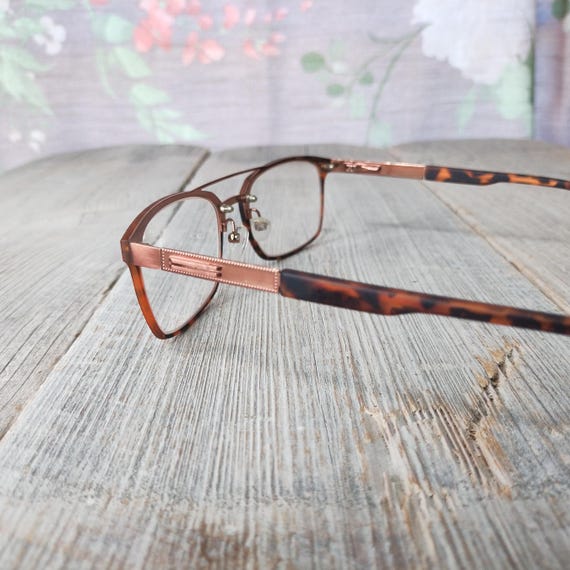 Flat Top Aviator Eyeglass Frames: Tortoiseshell B… - image 7