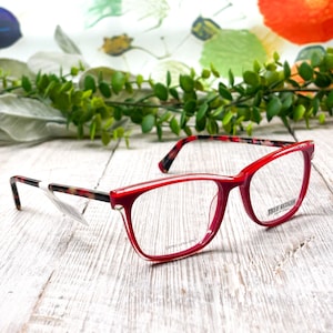 Nifties NI9477 col 4022 Red Tortoise Shell Eyeglasses Frames Womens Glasses Tortoise Red Glasses - Etsy main image 2