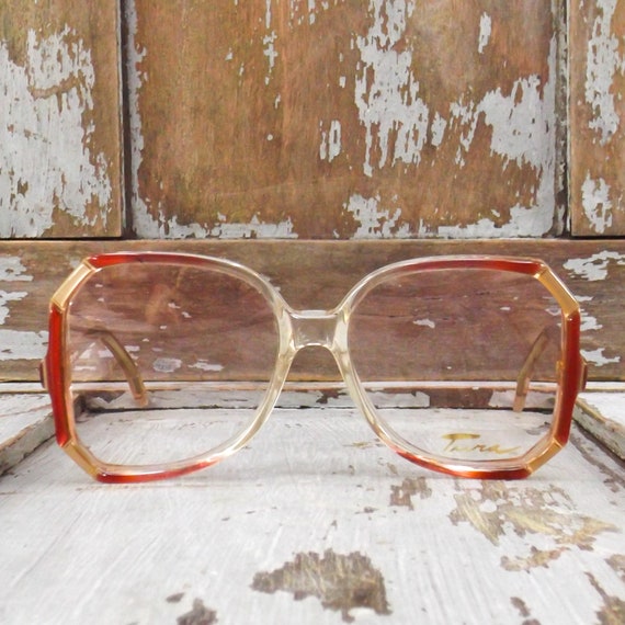 80s vintage drop arm eyeglasses Tura designer gla… - image 2
