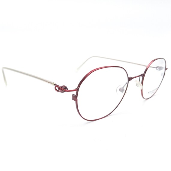 1990s large round eyeglasses copper vintage eye glass… Gem
