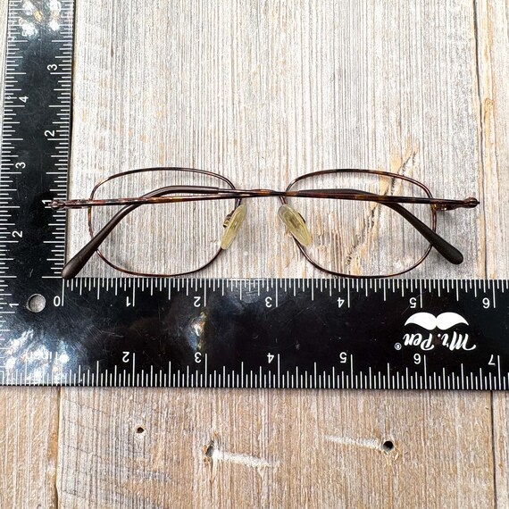 Vintage Tortoiseshell Eyeglass Frames: 90s Square… - image 5