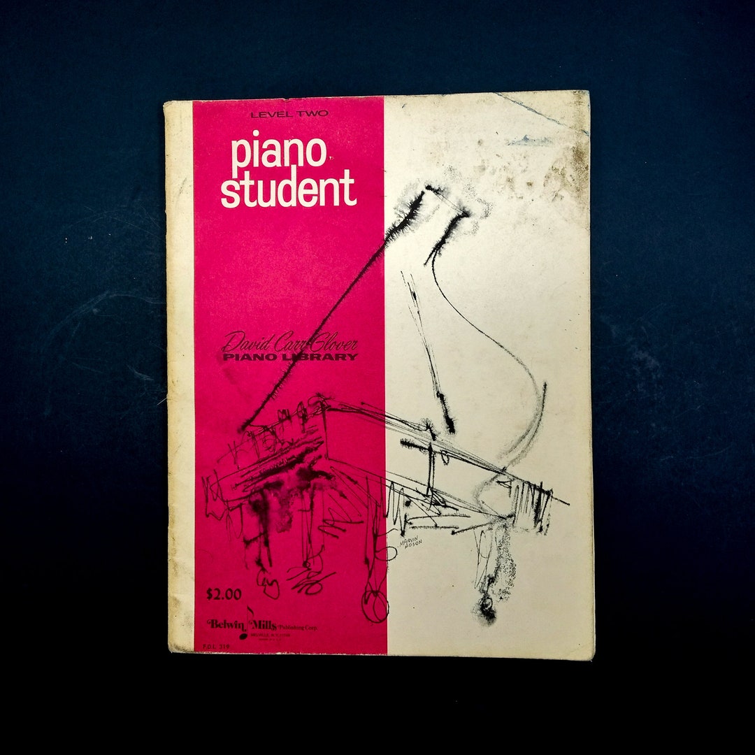 1960s Vintage Sheet Music Level One Piano Repertoire David Carr Glover