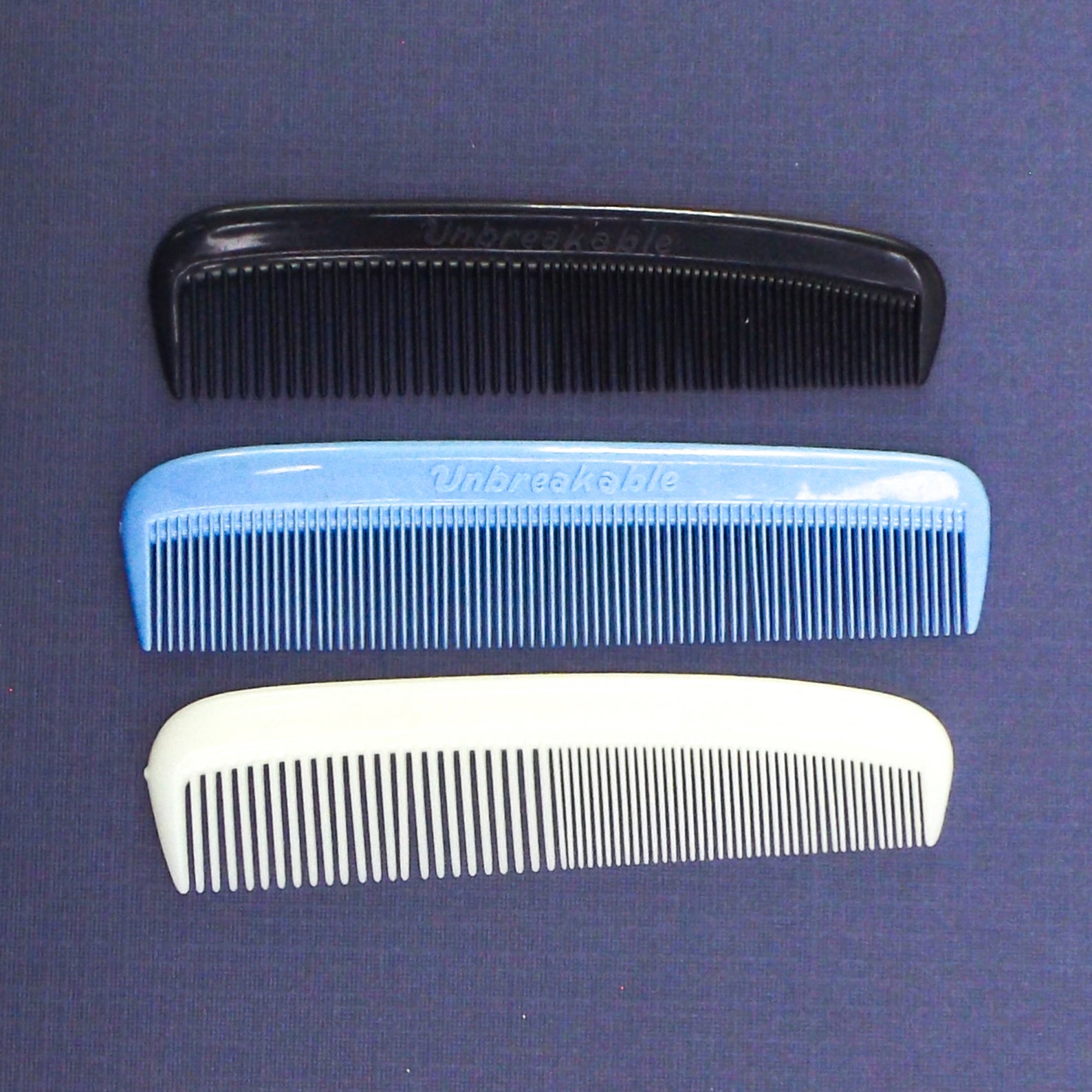 Vintage Unbreakable Comb 70s 80s NOS Nylon Plastic Pocket Comb Etsy