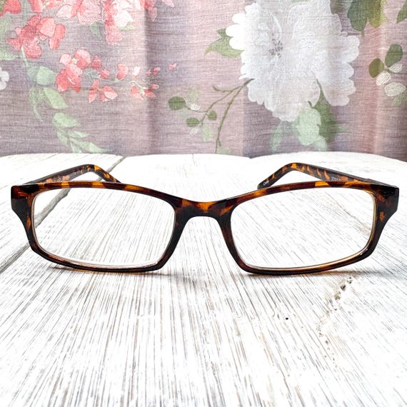 Rectangular Reading Glasses Tortoise-Shell Unisex… - image 3