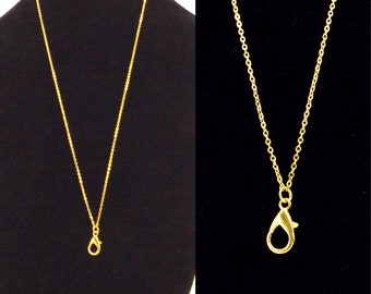 id badge holder necklace | gold chain lanyard | ring holder necklace