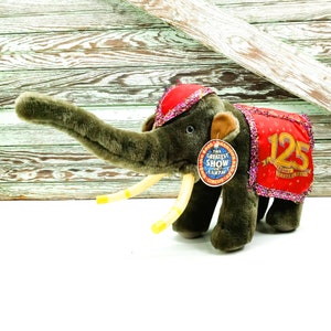Ringling Bros Barnum Bailey Circus Elephant Plush Vintage India