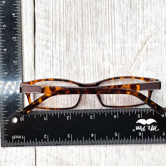 Rectangular Reading Glasses Tortoise-Shell Unisex… - image 5
