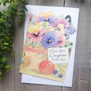 alles Gute zum Geburtstag Mutter Karte von Tochter mit Liebe Mama Grußkarte