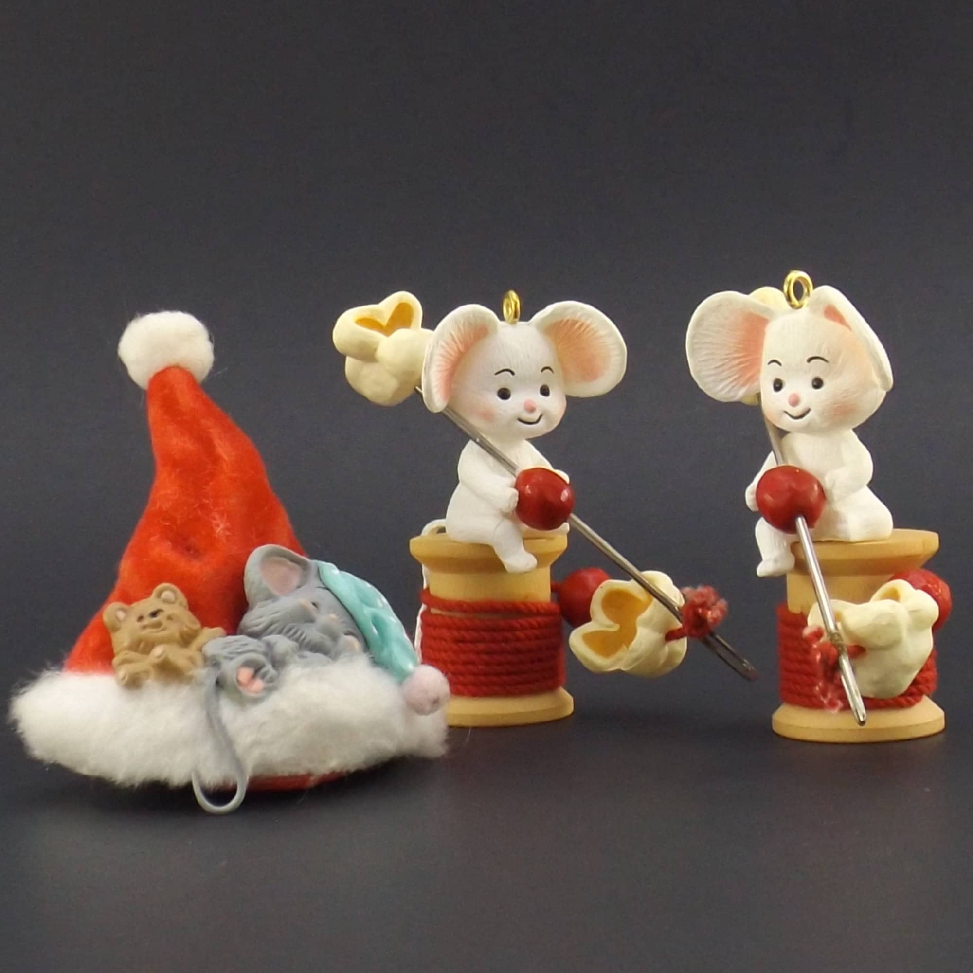 1986 1987 mouse ornament Hallmark Keepsake vintage christmas Etsy