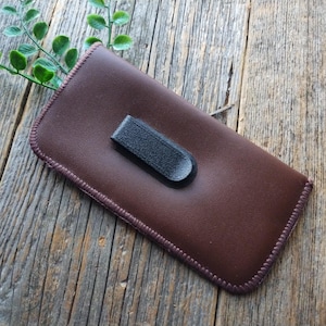 brown pleather eyeglasses case pocket protector clip to shirt men/him/guy/father/dad/boyfriend/brother/friend eyewear accessories accessory
