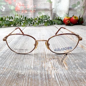 tortoiseshell gold eyeglass frames only big round eyeglasses 90s deadstock vintage eyeglasses prescription glasses unisex/men/women eyewear