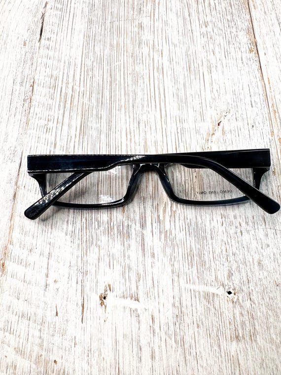 Dark Navy Blue Rectangular Eyeglass Frames 50[]16… - image 7