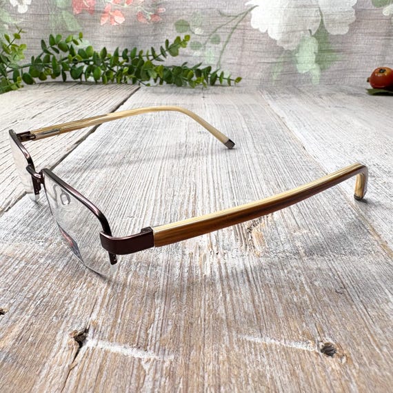 Vintage Wrangler Semi-Rimless Eyeglasses Frames: … - image 3