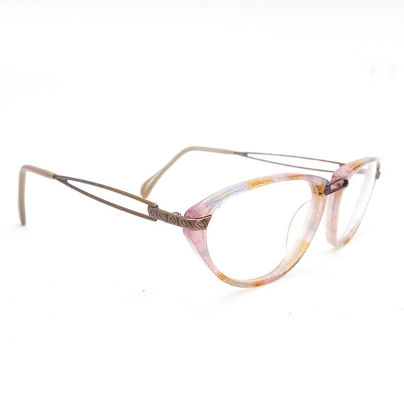 90s cat eye glasses vintage eyeglasses | oval eye… - image 2