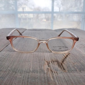 90s pillow eyeglass frames light gray fade unisex/men/women accessories accessory eyeglasses eyewear vintage glasses