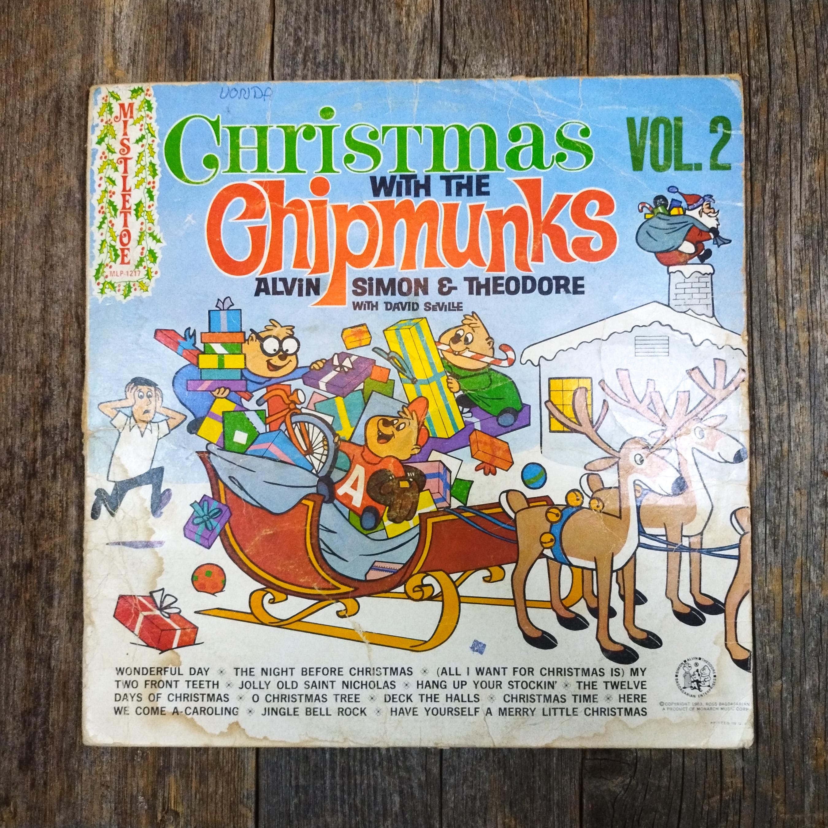 米LP Chipmunks : Alvin, Simon &amp; The Christmas With The Chipmunks Vol. 2 B002876101 Liberty, Capitol Rec /00260 The Chipmunks : Alvin, Simon & Theodore With David Seville