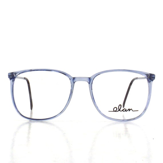 vintage oversize eyeglasses | 80s blue eye glasse… - image 2