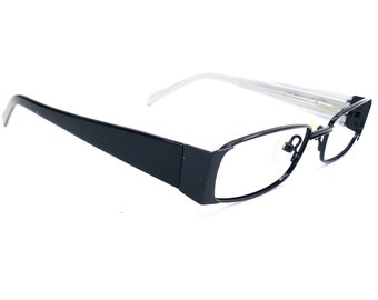 90er Brille Vintage Brille | Rechteck Brillengestelle | schwarz weiss 1990er Brille dark academia